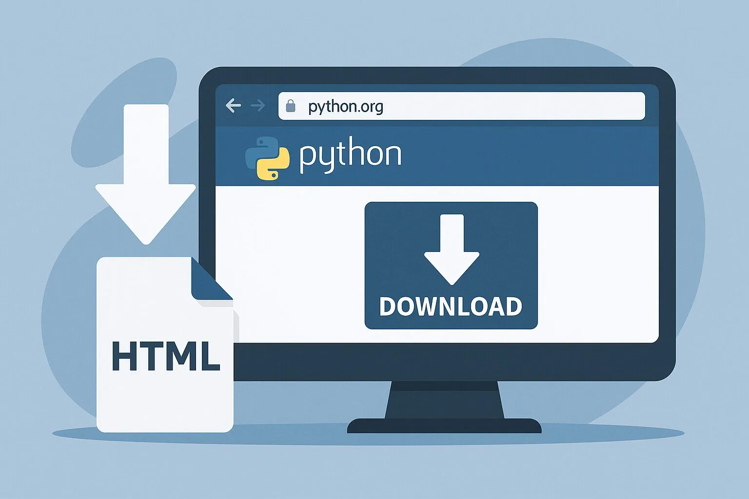Pythonをダウンロードする方法のアイキャッチ画像