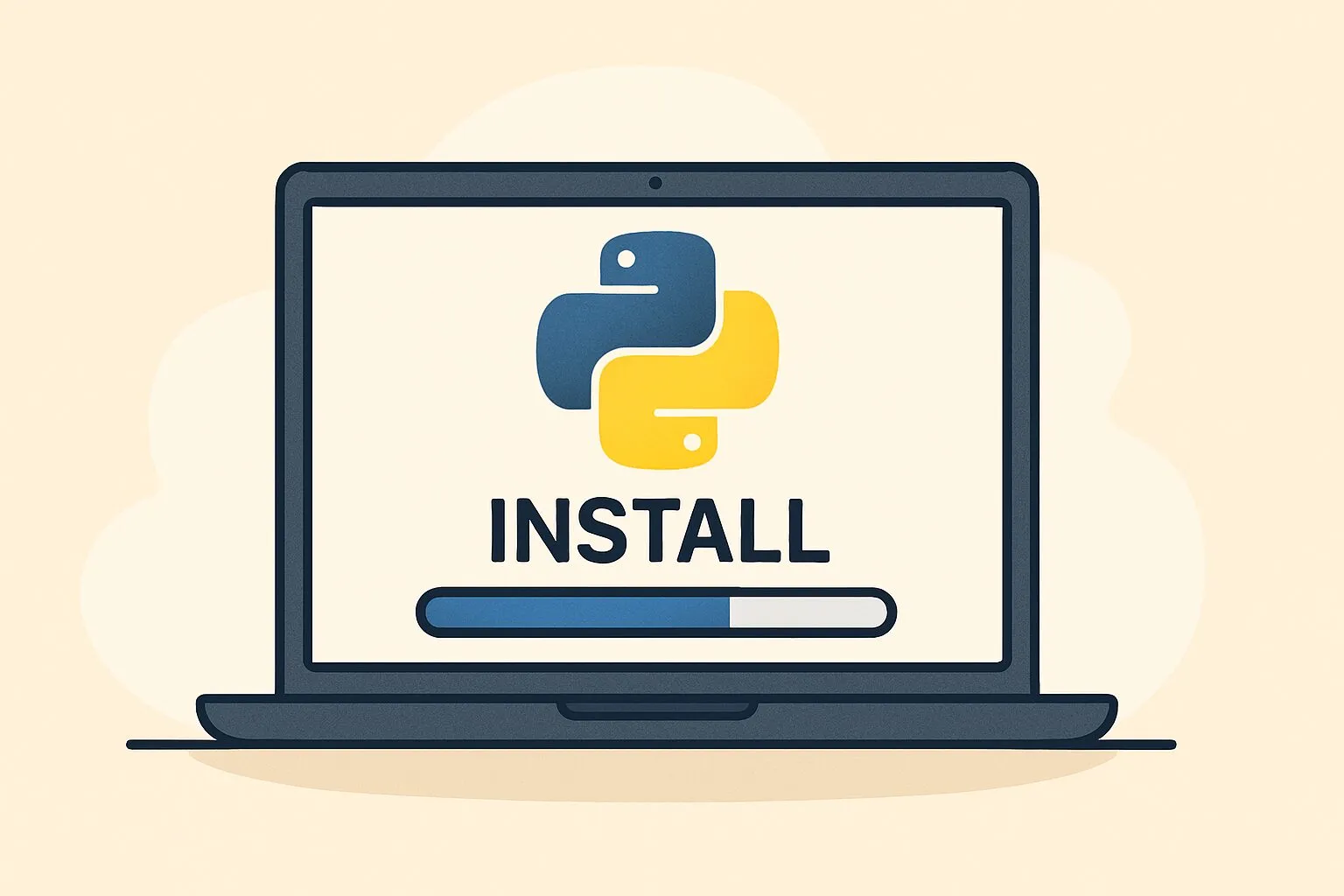 Pythonをインストールする方法のアイキャッチ画像