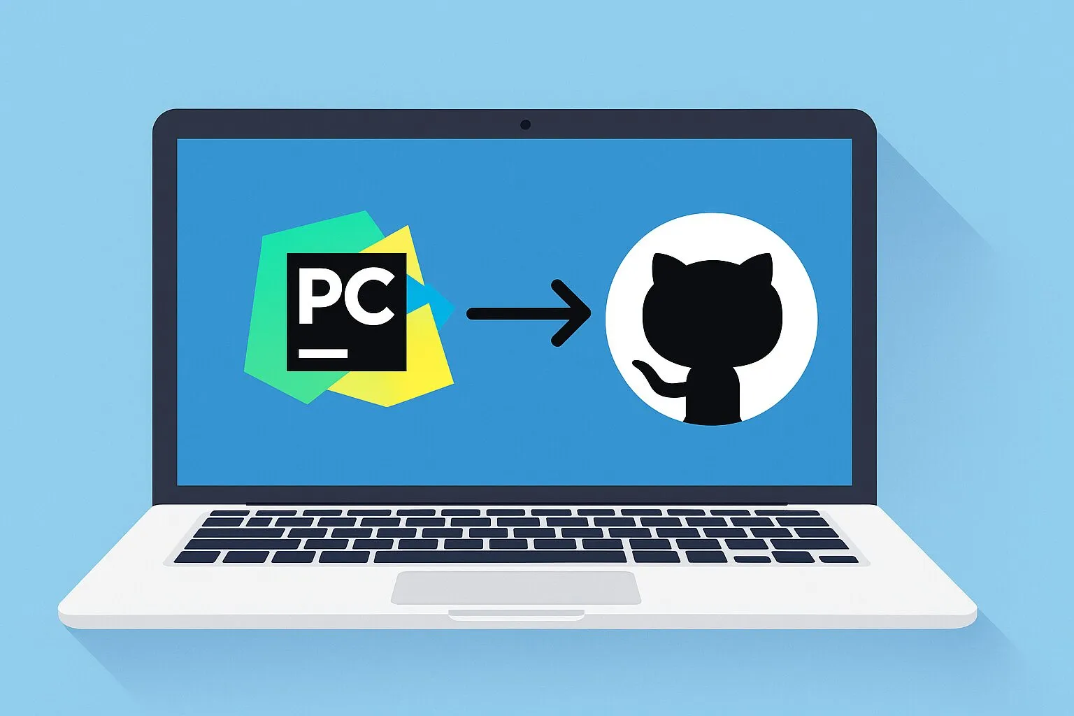 PyCharmでGitHubを使うための設定方法のアイキャッチ画像