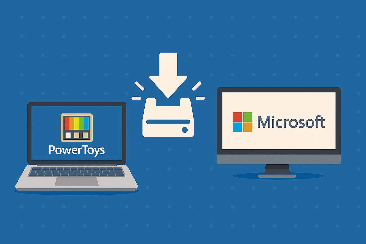 Microsoft PowerToysをダウンロードする方法のアイキャッチ画像