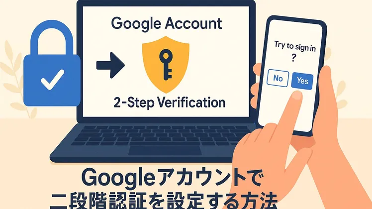 Googleアカウントの二段階認証を設定する手順【画像付き】