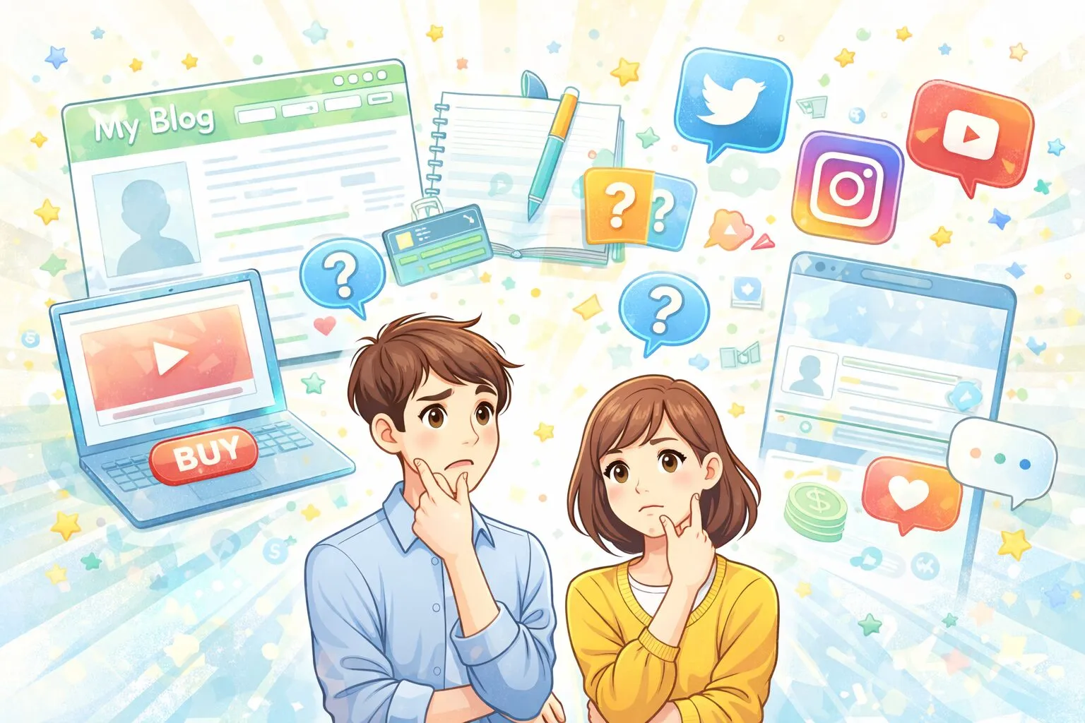「まだ自分のメディアやSNSを持っていない方へ」のアイキャッチ画像