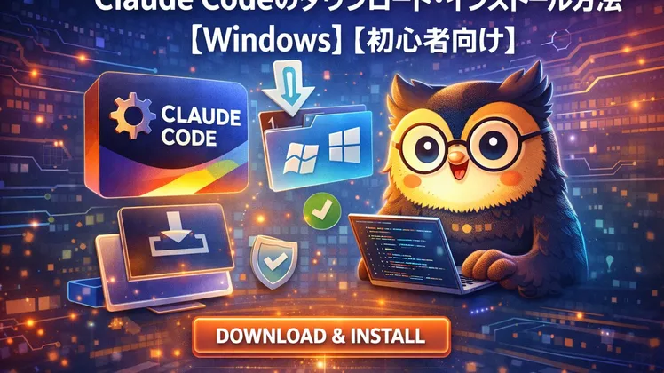 Claude Code CLIのダウンロード・インストール方法【Windows】【初心者向け】
