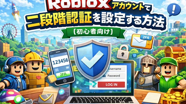 Robloxアカウントで二段階認証を設定する方法【初心者向け】