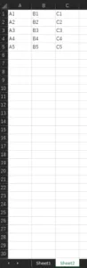 1.xlsxのSheet2の画像キャプチャ
